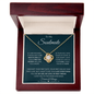 To My Soulmate | I Want to be Your Last EVERYTHING | Love Knot Necklace - Gift for Wife, Fiance, Girlfriend - ALL4THEGIFTOFIT