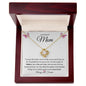 To My Beautiful Mom | You are Loved | Love Knot Necklace - Gift for Mother's Day, Birthdays, Holidays - ALL4THEGIFTOFIT