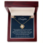 To My Daughter | You Will Always be in My Heart | Love Knot Necklace - ALL4THEGIFTOFIT