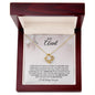To My Aunt | Life Gave Me the Gift of You | Love Knot Necklace - ALL4THEGIFTOFIT