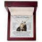 Father & Daughter | Our Bond Can Never Be Broken | Love Knot Necklace - ALL4THEGIFTOFIT