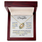 To My Beautiful Daughter | You are Always in My Heart -Dad | Love Knot Necklace - ALL4THEGIFTOFIT