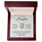 To My Beautiful Daughter | I'd Use My Last Breath to Tell You I Love You | Love Knot Necklace - ALL4THEGIFTOFIT