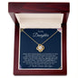 To My Daughter | I Will Forever Love You | Love Knot Necklace - ALL4THEGIFTOFIT
