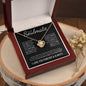 To My Soulmate | Through My Eyes | Love Knot Necklace - Gift for Wife, Fiance, Girlfriend - ALL4THEGIFTOFIT