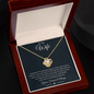 To My Wife | I Love You to the Moon & Back | Love Knot Necklace - ALL4THEGIFTOFIT