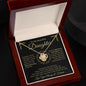 To My Beautiful Daughter | You Are Always In My Heart | Love Knot Necklace - ALL4THEGIFTOFIT
