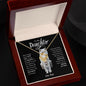 To My Daughter | I Will Always Have Your Back | Love Knot Necklace - ALL4THEGIFTOFIT