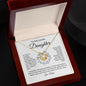 To My Lovely Daughter | You Are Always in My Heart | Love Knot Necklace - ALL4THEGIFTOFIT