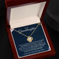 To My Granddaughter | I Love You to the Moon and Back | Love Knot Necklace - ALL4THEGIFTOFIT