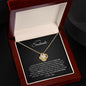 To My Soulmate | Love Made Us Forever | Love Knot Necklace - Gift for Wife, Fiance, Girlfriend - ALL4THEGIFTOFIT