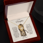 To My Daughter | I Am So Proud of You - Dad | Love Knot Necklace - ALL4THEGIFTOFIT