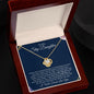 To My Step Daughter | Life Gave Me the Gift of You | Love Knot Necklace - ALL4THEGIFTOFIT