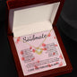To My Soulmate | My Love, My Best Friend | Love Knot Necklace - Gift for Wife, Fiance, Girlfriend - ALL4THEGIFTOFIT