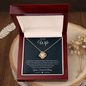 To My Wife | I Love You to the Moon & Back | Love Knot Necklace - ALL4THEGIFTOFIT