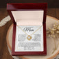 To My Beautiful Mom | You Mean the World to Me - Loving Son | Love Knot Necklace - ALL4THEGIFTOFIT