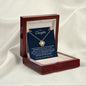 To My Daughter | You Will Always be in My Heart | Love Knot Necklace - ALL4THEGIFTOFIT