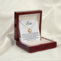 To My Bestie | The Best Friend a Girl Could Have | Love Knot Necklace - ALL4THEGIFTOFIT