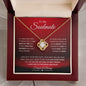To My Soulmate | My Life, My Love, My Best Friend | Love Knot Necklace - Gift for Wife, Fiance, Girlfriend - ALL4THEGIFTOFIT