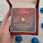 To My Soulmate | My Life, My Love, My Best Friend | Love Knot Necklace - Gift for Wife, Fiance, Girlfriend - ALL4THEGIFTOFIT