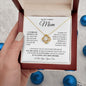 To My Caring Mom | You are Loved | Love Knot Necklace - Gift for Mother's Day, Birthdays, Holidays - ALL4THEGIFTOFIT