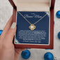 To My Bonus Mom | Thank You for Loving Me | Love Knot Necklace - Gift for Mother's Day, Birthdays, Holidays - ALL4THEGIFTOFIT
