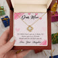 Dear Mom | Thank You | Love Knot Necklace - Gift for Mother's Day, Birthdays, Holidays, Just Because - ALL4THEGIFTOFIT
