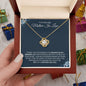 To My Beautiful Mother-In-Law | Gift of You (Son-In-Law) | Love Knot Necklace - Gift for Mother's Day, Wedding, Birthday, Holidays - ALL4THEGIFTOFIT