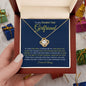 To My Smokin' Hot Girlfriend | Through My Eyes | Love Knot Necklace - ALL4THEGIFTOFIT