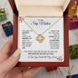 To My Step Mother | Life Gave Me the Gift of You | Love Knot Necklace - Gift for Mother's Day, Birthdays, Holidays - ALL4THEGIFTOFIT