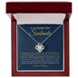 To My Smokin' Hot Soulmate | Through My Eyes | Love Knot Necklace - Gift for Wife, Fiance, Girlfriend - ALL4THEGIFTOFIT