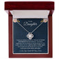 To My Daughter | You Will Always be in My Heart | Love Knot Necklace - ALL4THEGIFTOFIT