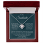 To My Soulmate | I Want to be Your Last EVERYTHING | Love Knot Necklace - Gift for Wife, Fiance, Girlfriend - ALL4THEGIFTOFIT