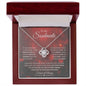 To My Soulmate | My Life, My Love, My Best Friend | Love Knot Necklace - Gift for Wife, Fiance, Girlfriend - ALL4THEGIFTOFIT