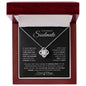 To My Beautiful Soulmate | Forever & Always | Love Knot Necklace - Gift for Wife, Fiance, Girlfriend - ALL4THEGIFTOFIT