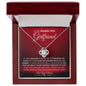 To My Smokin' Hot Girlfriend | Through My Eyes | Love Knot Necklace - ALL4THEGIFTOFIT