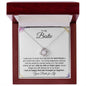 To My Bestie | The Best Friend a Girl Could Have | Love Knot Necklace - ALL4THEGIFTOFIT
