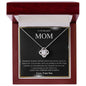 To My Beautiful Mom | Forever and Always - Son | Love Knot Necklace - Gift for Mother's Day, Birthday, Holidays - ALL4THEGIFTOFIT