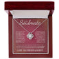 To My Soulmate | My Life, My Love, My Best Friend | Love Knot Necklace - Gift for Wife, Girlfriend, Fiance - ALL4THEGIFTOFIT