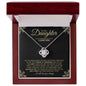 To My Daughter | I Believe In You | Love Knot Necklace - ALL4THEGIFTOFIT