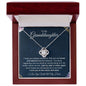 To My Granddaughter | I Love You to the Moon and Back | Love Knot Necklace - ALL4THEGIFTOFIT