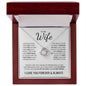 To My Wife - I Love You Forever & Always | Love Knot Necklace - ALL4THEGIFTOFIT