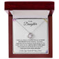 To My Daughter | I Love You with all My Heart | Love Knot Necklace - ALL4THEGIFTOFIT