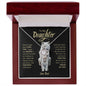 To My Daughter | Never Forget That I Love You | Love Knot Necklace - ALL4THEGIFTOFIT