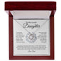 To My Lovely Daughter | My Last Breath - Dad | Love Knot Necklace - ALL4THEGIFTOFIT
