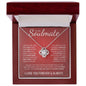 To My Soulmate | My Life, My Love, My Best Friend | Love Knot Necklace - Gift for Wife, Fiance, Girlfriend - ALL4THEGIFTOFIT