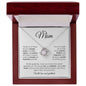 Dear Mom | Most Amazing Mother | Love Knot Necklace - Gift for Mother's Day, Birthday, Holidays, Just Because - ALL4THEGIFTOFIT