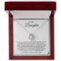 To My Daughter | Life Gave Me the Gift of You | Love Knot Necklace - ALL4THEGIFTOFIT