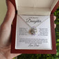 To My Beautiful Daughter | I'd Use My Last Breath to Tell You I Love You | Love Knot Necklace - ALL4THEGIFTOFIT