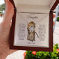 To My Daughter | I Am So Proud of You - Dad | Love Knot Necklace - ALL4THEGIFTOFIT
